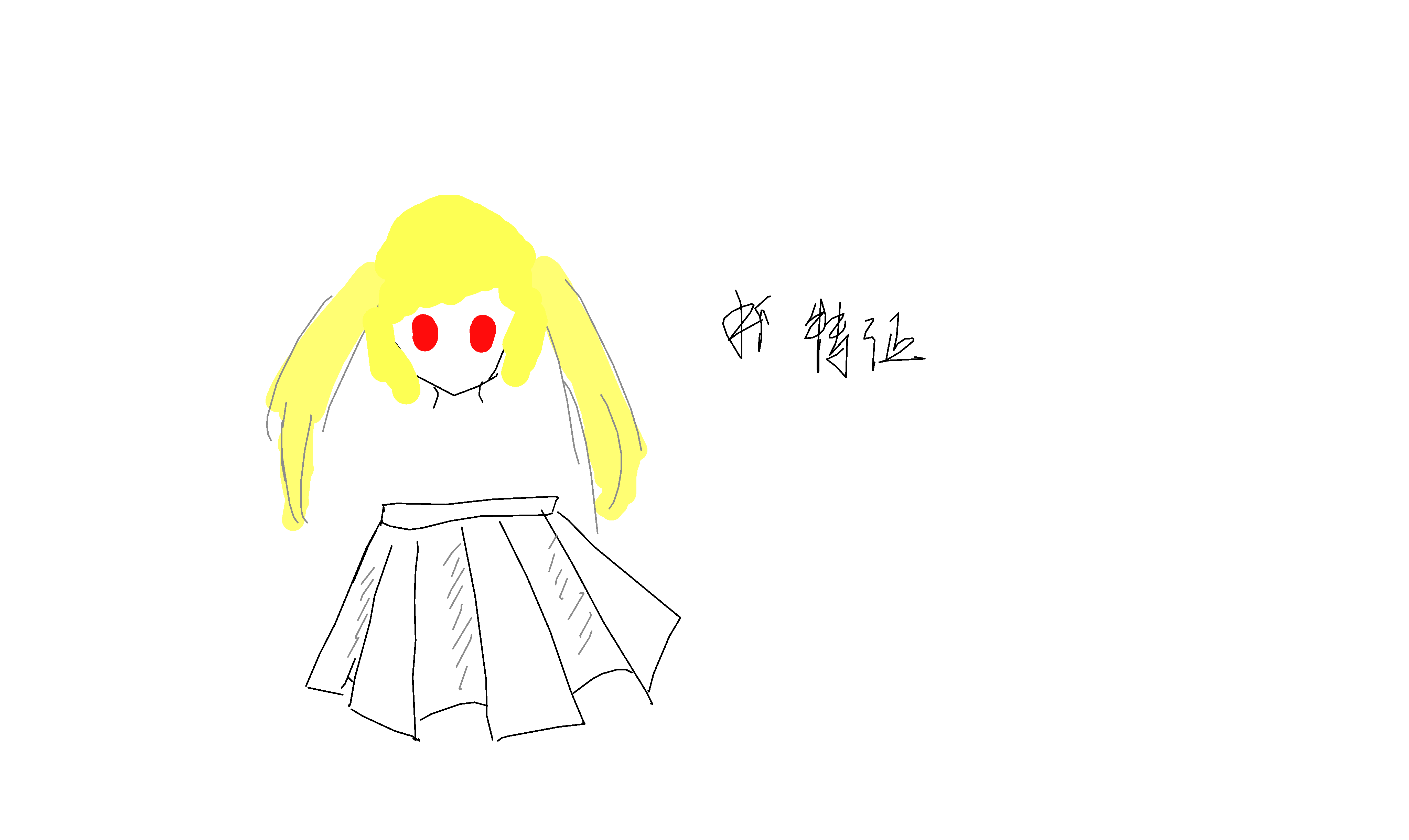 23_金髮雙馬尾_紅瞳_校服_JK_by_若猫有九转